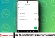 Create Events in Whatsapp Communities
