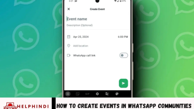 Create Events in Whatsapp Communities