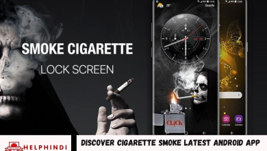 Cigarette Smoke Latest Android App for Lock Screen